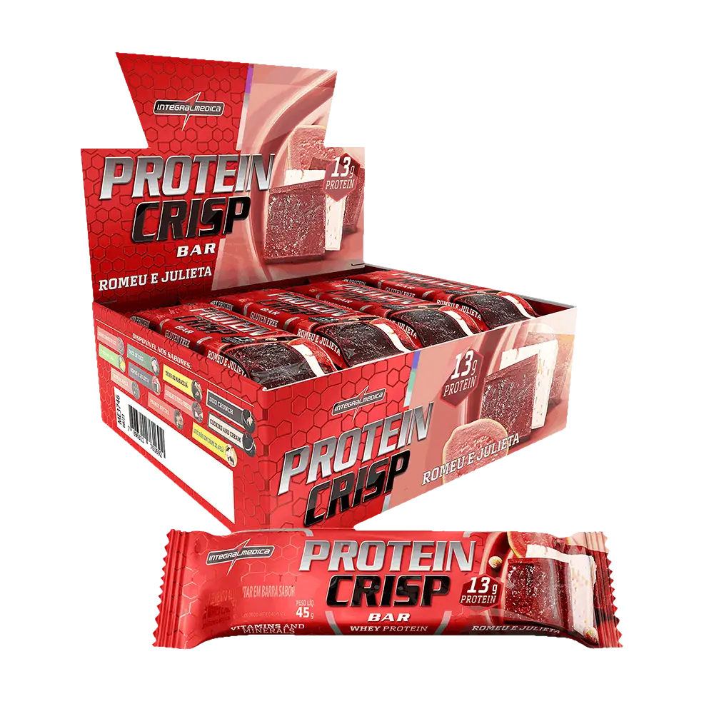 Protein Crisp Bar 12x45g Romeu e Julieta