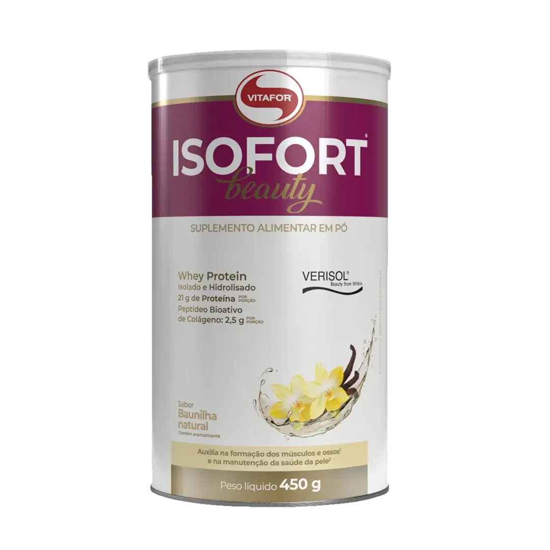ISOFORT BEAUTY POTE 450G BAUNILHA NATURAL